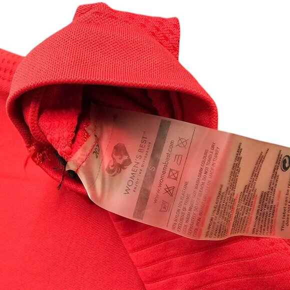 Womens Best Power Seameless Leggings, Athletic, Red, High Rise, Size Small - Picture 7 of 9